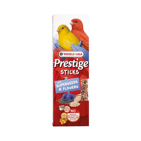 Versele Laga Prestige Sticks Dupla Rúd (magvak,búzavirág) - kiegészítő eleség kanárik részére (60g)