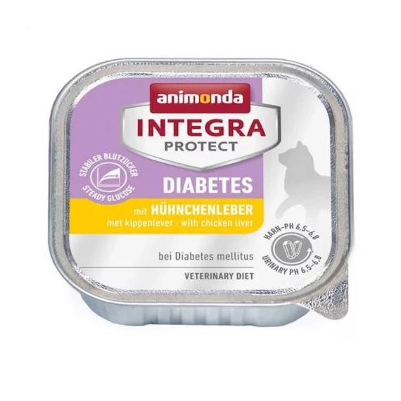 Animonda Integra Diabetes (csirkemáj) alutálkás - Cukorbeteg macskák részére (100g)