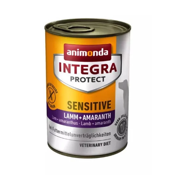 Animonda Integra Sensitive (bárány,amaránt) konzerv - Táplálék intoleranciás kutyák részére (400g)