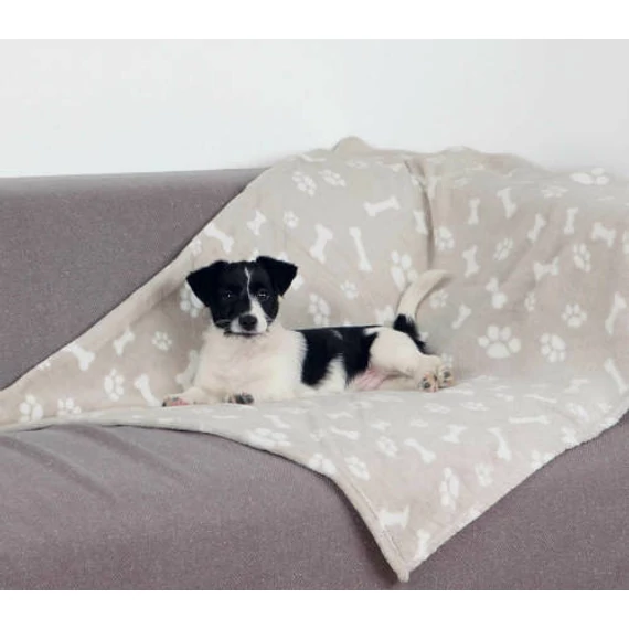 Trixie Kenny Blanket - takaró (bézs,mintás) macskák részére (100x150cm)