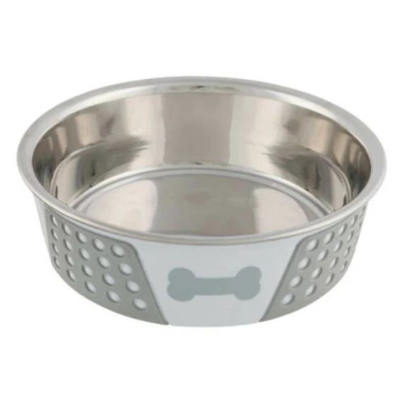 Trixie Stainless Bowl - Rozsdamentes tál, szilikon bevonattal (Ø21cm/1,4l)