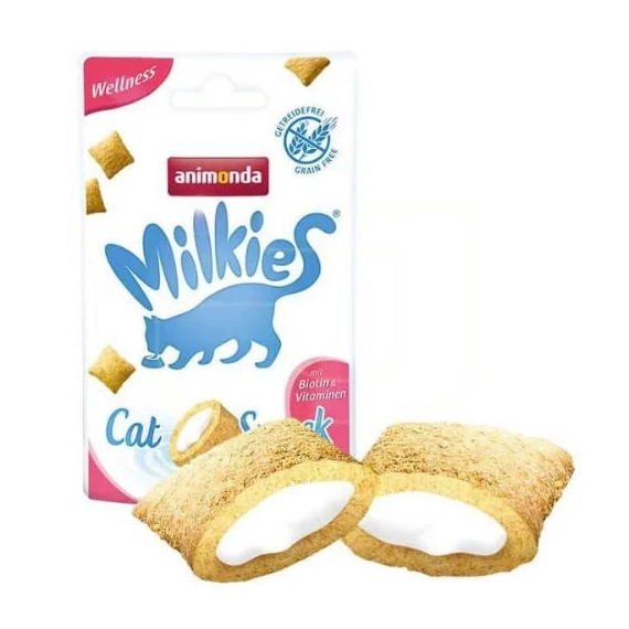 Animonda Milkies Wellness (baromfi) töltött párnácska - jutalomfalat - Macskák részére (30g)