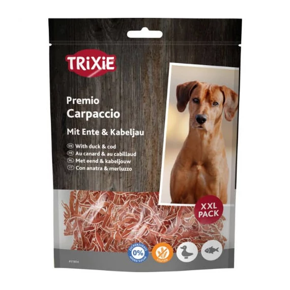 Trixie PREMIO Carpaccio - jutalomfalat (kacsa,hal) 80g