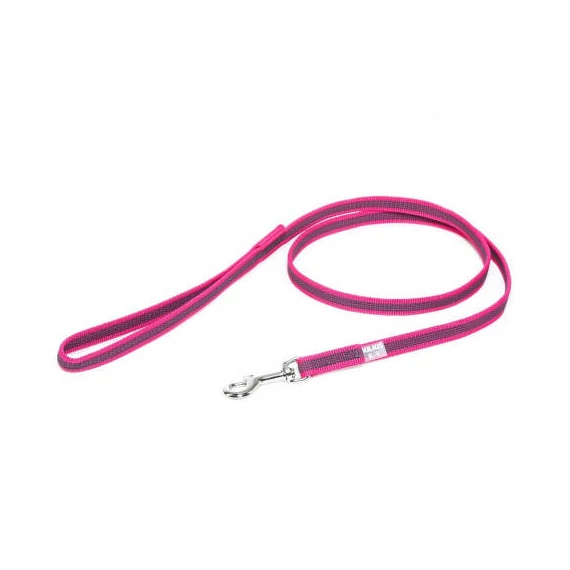 Julius K-9 ColorGray póráz (gumis, pink-szürke) kutyák részére (14mm/1,2m)