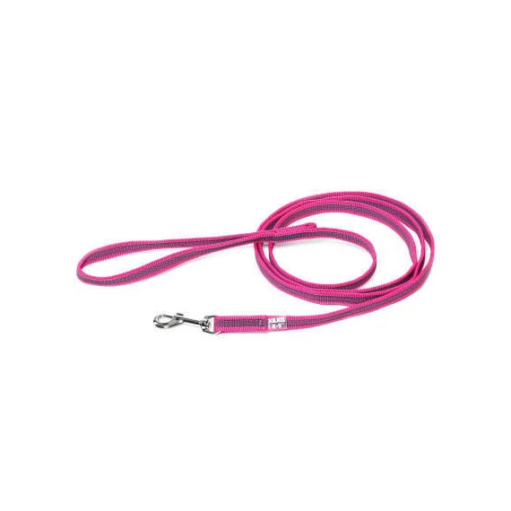 Julius K-9 ColorGray - póráz (gumis,pink-szürke) kutyák részére (14mm/2m)