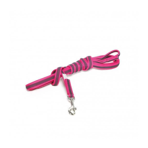 Julius K-9 ColorGray póráz (gumis, pink-szürke) kutyák részére (14mm/3m)