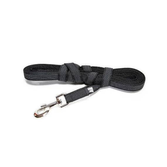 Julius K-9 ColorGray póráz fogóval (fekete-szürke) 20mm/5m
