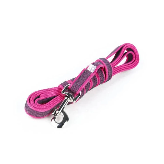 Julius K-9 ColorGray póráz (gumis, pink-szürke) kutyák részére (20mm/3m)