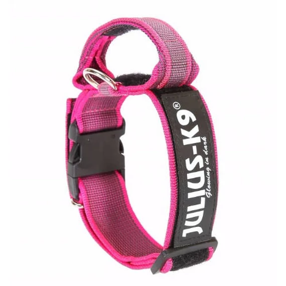 Julius K-9 ColorGray nyakörv (40mm/38-53cm) pink-szürke