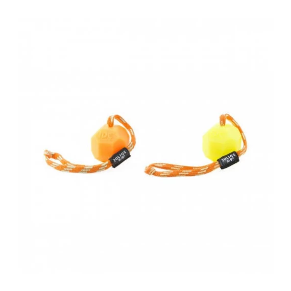 JK9 IDC - játék (kemény,zsinóros labda,fluoreszkáló) kutyák részére (60mm) sárga