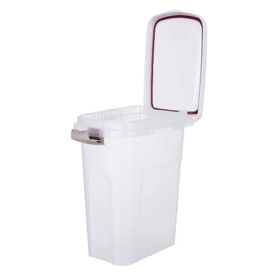 Trixie Plastic Barrel - műanyag táptartó (átlátszó/fehér) 40 liter (27×61x45cm)