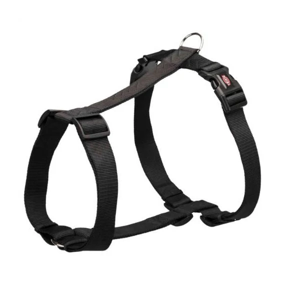 Trixie Premium H-harness - hám (fekete) kutyák részére (S-M) 42-60cm/15mm