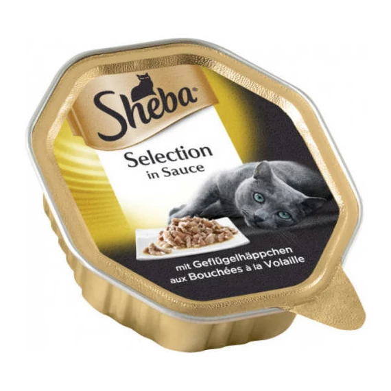 Sheba Adult Alutálcás - Szárnyas darabokkal (85g)