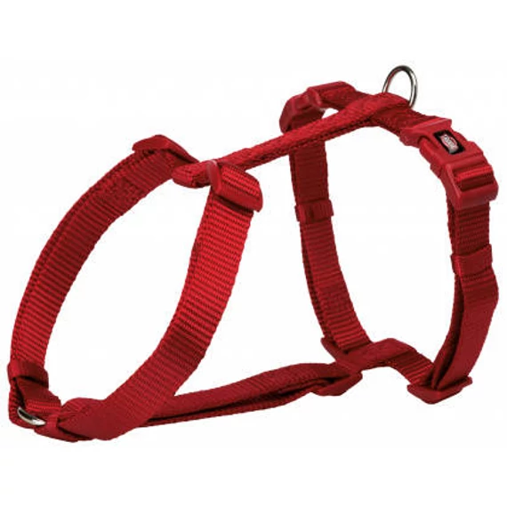 Trixie Premium H-harness - hám (piros) kutyák részére (M-L) 52-75cm/20mm