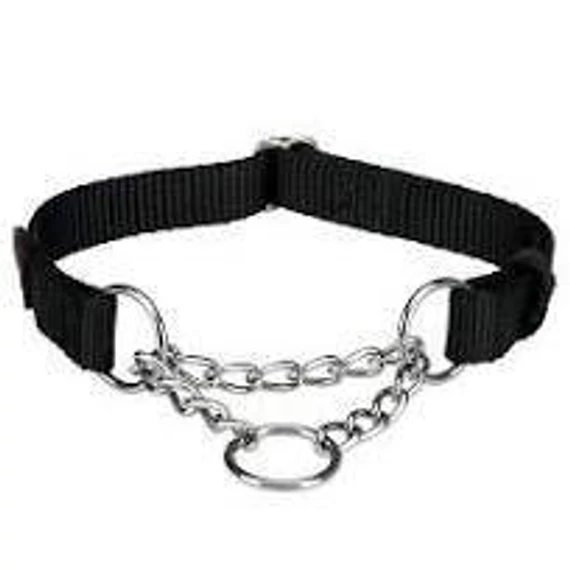Trixie Premium Stop the Pull - félfojtó nyakörv - fekete - (L-LX) 45-70cm/25mm