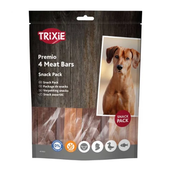 Trixie PREMIO 4 Meat Bars - jutalomfalat (csirke,kacsa,lazac,bárány) 4x100g