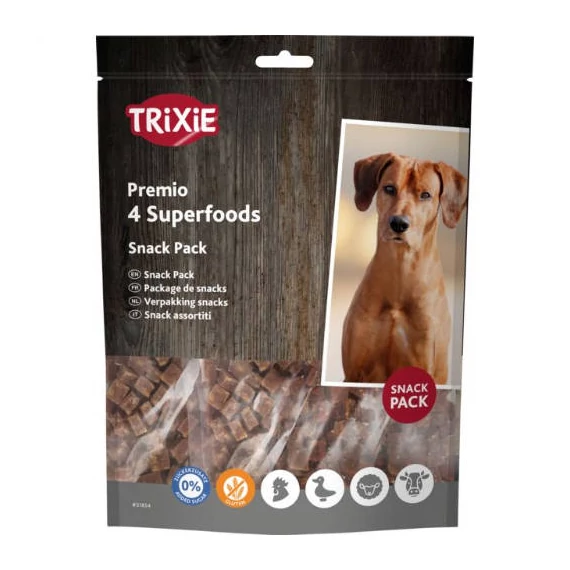 Trixie PREMIO 4 Superfoods - jutalomfalat (csirke,kacsa,marha,bárány) 4x100g