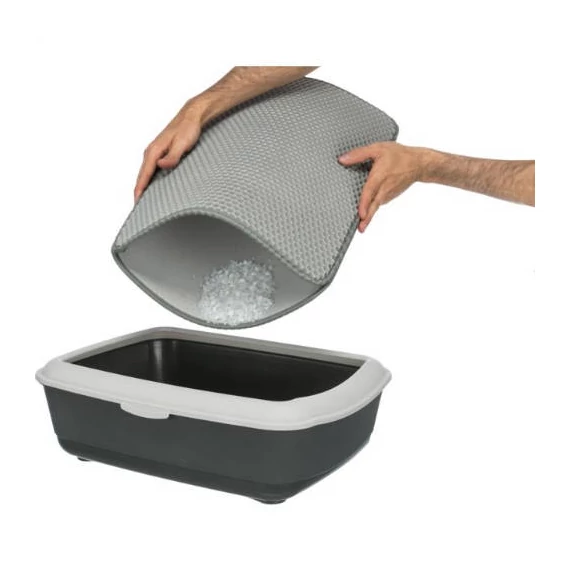 Trixie Litter Tray Sieve-Mat - kilépő szőnyeg (szita,szürke)  35x45cm