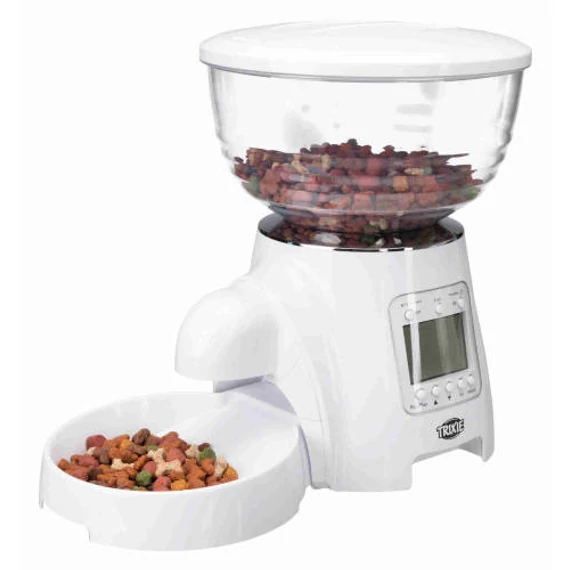 KT26.Trixie Automatic Feeder TX7 - automata etető (fehér) 5l (40x26x34cm)
