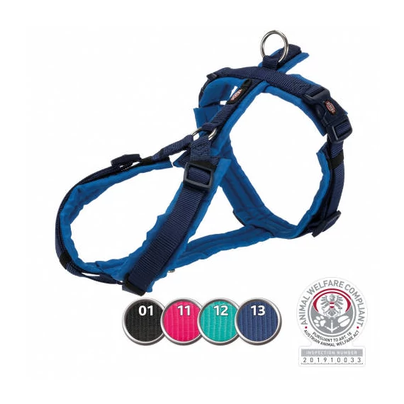 Trixie Trekking - túrahám - fukszia/grafitszürke (XL) 80-97cm/25mm
