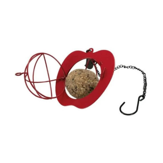 Trixie Fat Ball Feeder Apple - Faggyúgolyó tartó (alma forma, többféle színben, 12 cm x 35 cm)
