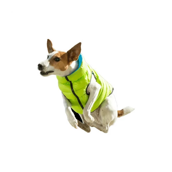 AiryVest kutyaruha kifordítható, XS 22, zöld-kék