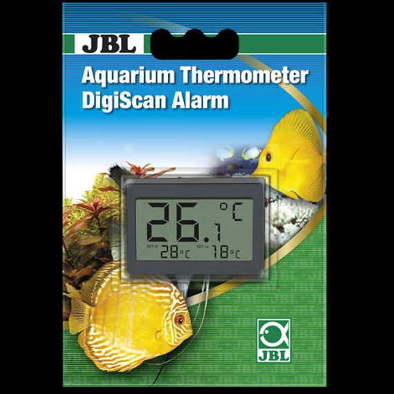 JBL Aquarium Thermometer DigiScan Alarm - akváriumi hőmérő, riasztó funkcióval (5 x 3,5 cm)