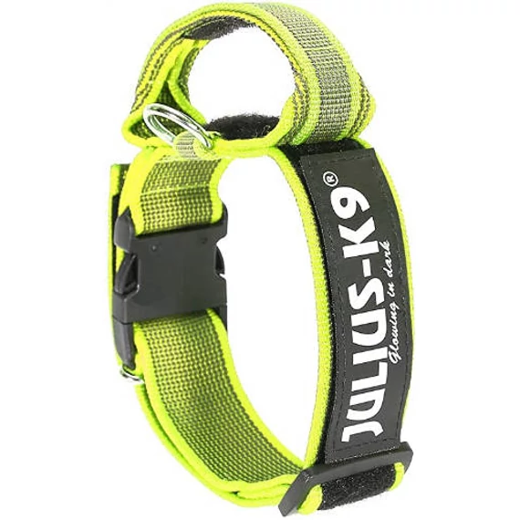 Julius K-9 ColorGray nyakörv (50mm/49-70cm) szürke-neon