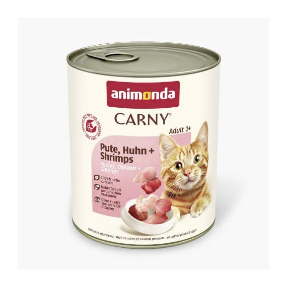 Animonda Carny Adult (pulyka,csirke,rák) konzerv - Felnőtt macskák részére (800g)