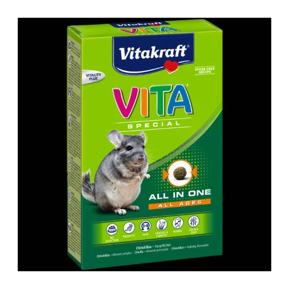 Vitakraft Vita Special - Teljes értékű eleség Csincsillák részére (600g)