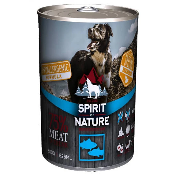 Spirit of Nature Hypoallergenic DOG (Tuna  Salmon) 800g