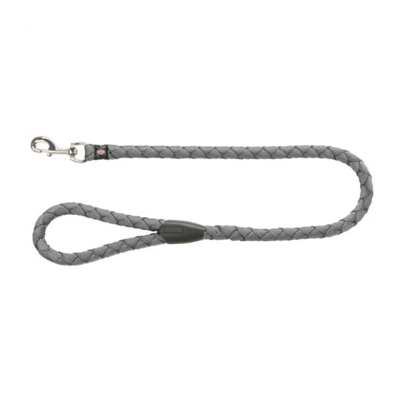 Trixie Cavo Leash - fonott póráz - grafitszürke - (S-M) Ø12mm/1m