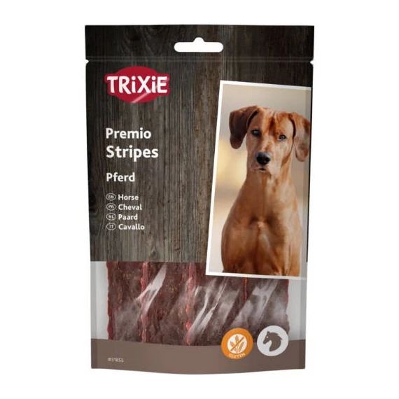 Trixie Premio Horse Stripes - jutalomfalat (ló) kutyák részére (11cm/100g)