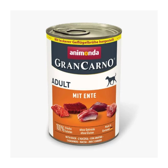 Animonda GranCarno Adult (kacsa) konzerv - Felnőtt kutyák részére (400g)