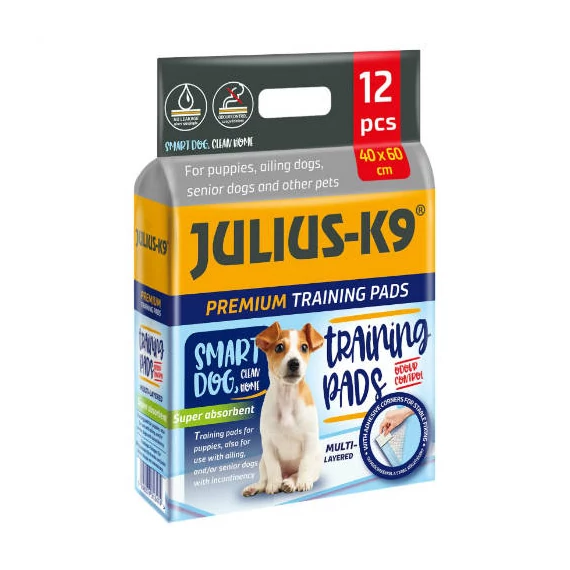 JULIUS-K9 Prémium Helyhez szoktató - kutyapelenka 40x60cm (12db)