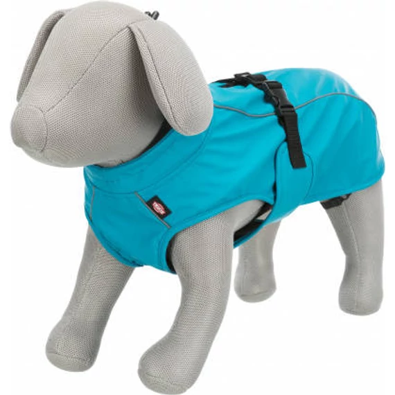 KT25.Trixie Dog raincoat Vimy - esőkabát (türkiz) kutyák részére (XL) 70cm