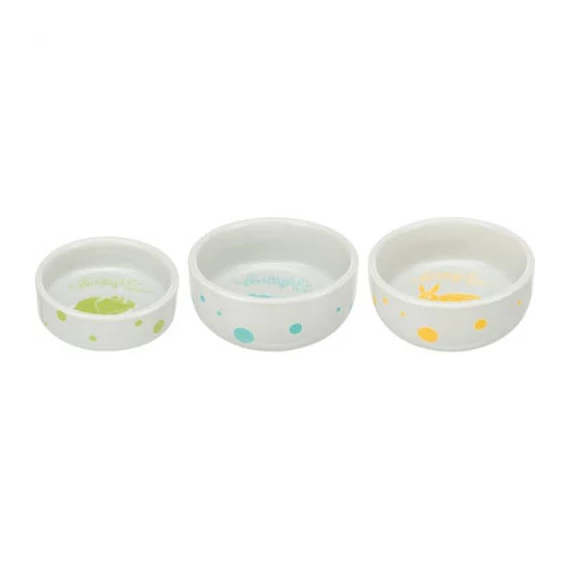 Trixie Ceramic Bowl - kerámia tál (színes) rágcsálók részére (250ml /Ø11cm)