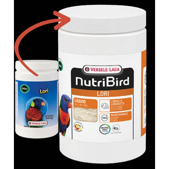 Versele-Laga Nutribird Lori - Teljes értékű eleség lóri papagájok részére (700g)
