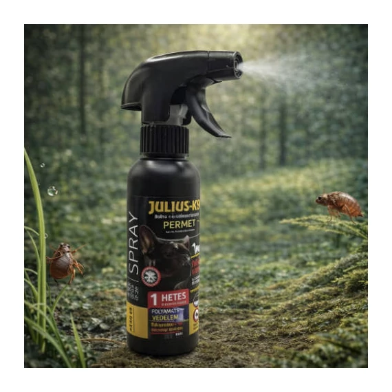 Julius K9 Bolha- és kullancsriasztó permet kutyák részére (200ml)