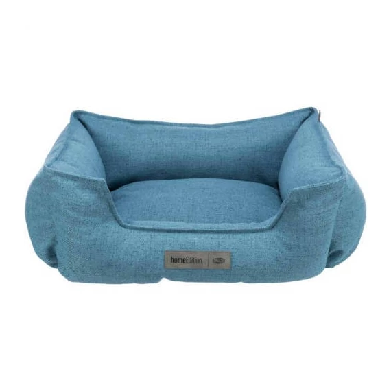 Trixie Talis Bed - négyszögletes, peremes fekhely (kék) kutyák részére (60x50cm)