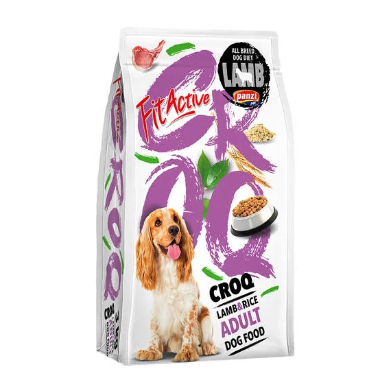FitActive CROQ Premium LambRice Adult - száraztáp (bárány,rizs) felnőtt kutyák részére (3kg)