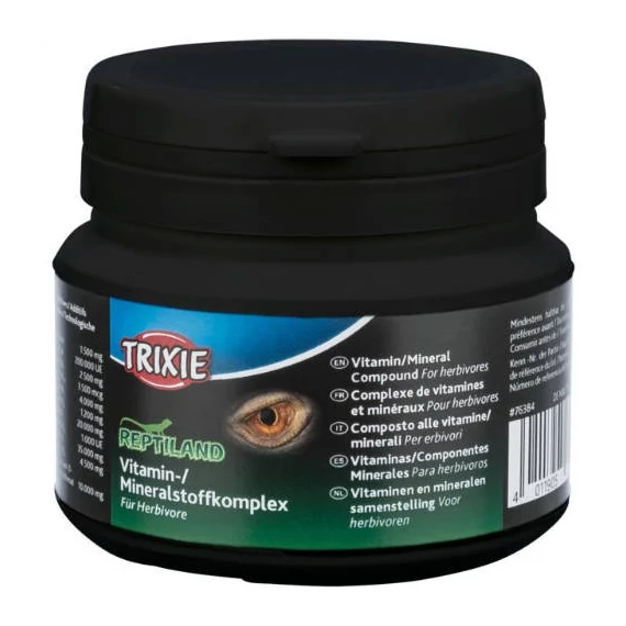 KT26.Trixie Vitamin/Mineral Compound - kiegészítő eleség ( Vitamin/ásványi anyag por) kiegészítő húsevő hüllőknek (80g)