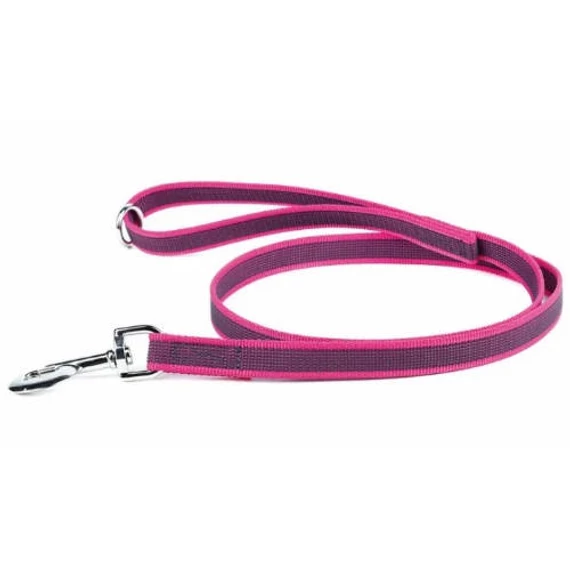 Julius K-9 ColorGray póráz (gumis, pink-szürke) kutyák részére (20mm/1,2m)