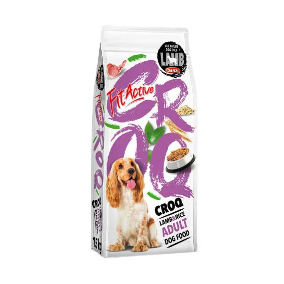 FitActive CROQ Premium LambRice Adult - száraztáp (bárány,rizs) felnőtt kutyák részére (15kg)