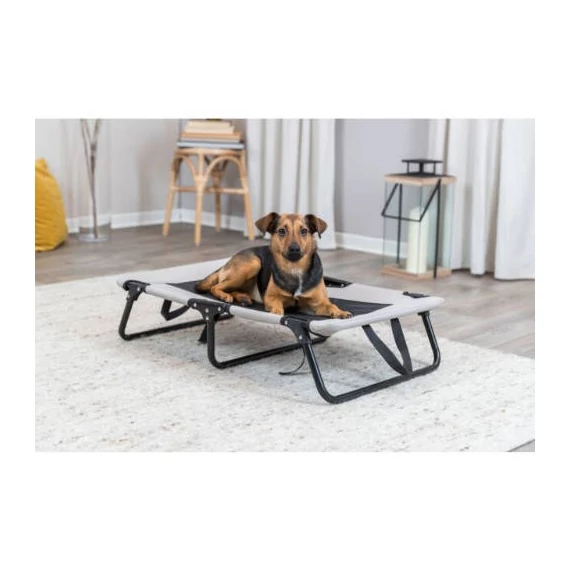 Trixie Dog Lounger - szögletes fekhely (szürke/fekete) kutyák részére (99x19x60cm)