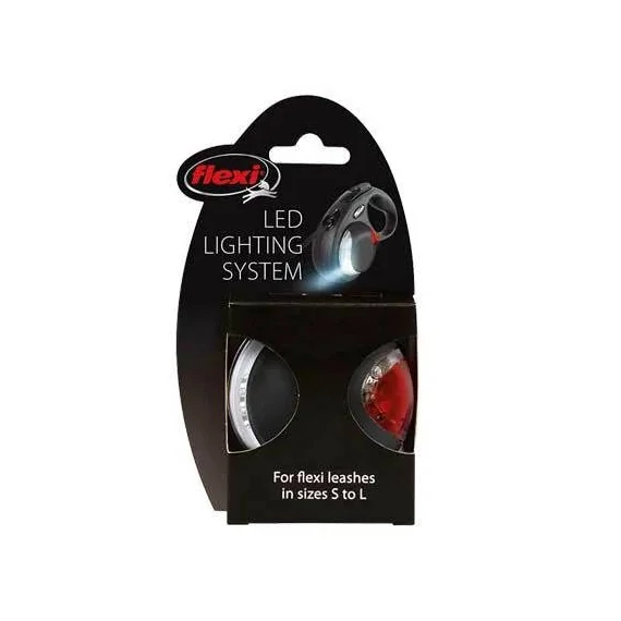 Flexi Led Lighting System - világítás (fekete) flexi pórázokhoz