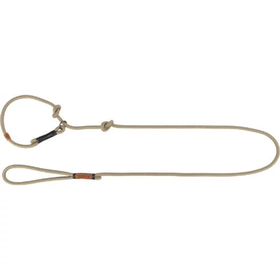 Trixie Be Nordic Leash - Retriever póráz fonott kötélből (homok/fekete) S-M (1,7m/Ø8mm)