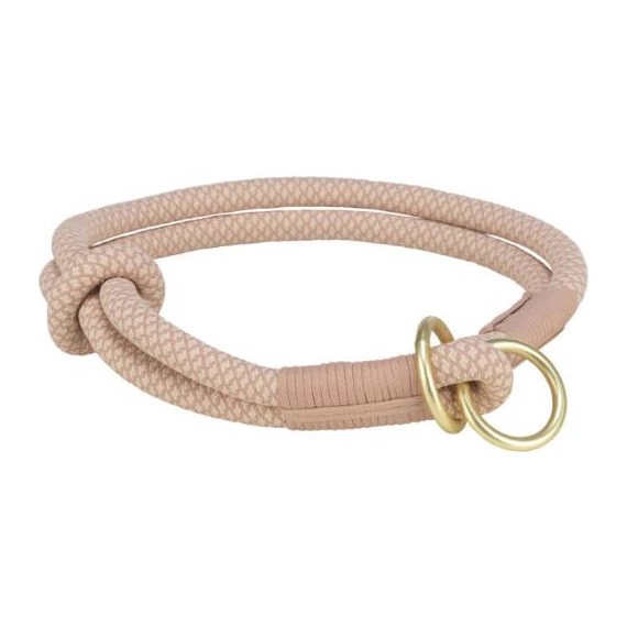 Trixie soft rope semi-choke - félfojtó nyakörv (rózsaszín/ világos rózsaszín) kutyák részére (S-M:40cm/Ø10mm)
