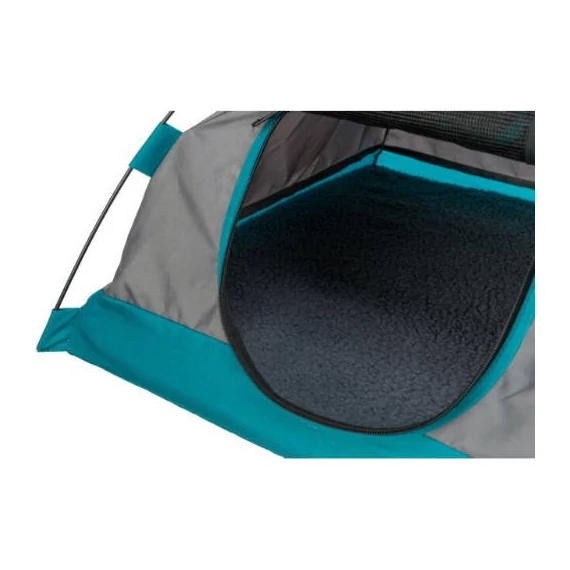 KT26.Trixie tent for dogs sátor (szürke/ petrolkék) kutyák részére (80x63x65cm)