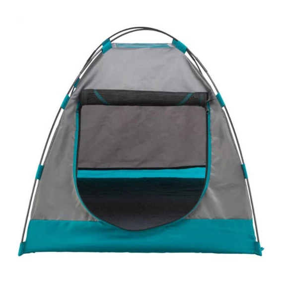 KT26.Trixie tent for dogs sátor (szürke/ petrolkék) kutyák részére (110x75x80cm)